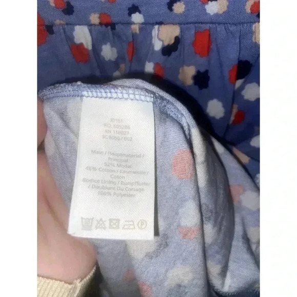Womens Boden Floral Cotton Knee Length/Midi Dress - Picture 5 of 5